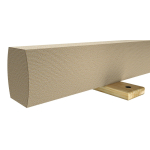 Бревно гимнастическое с покрытием ковролин, длина в атрибутах